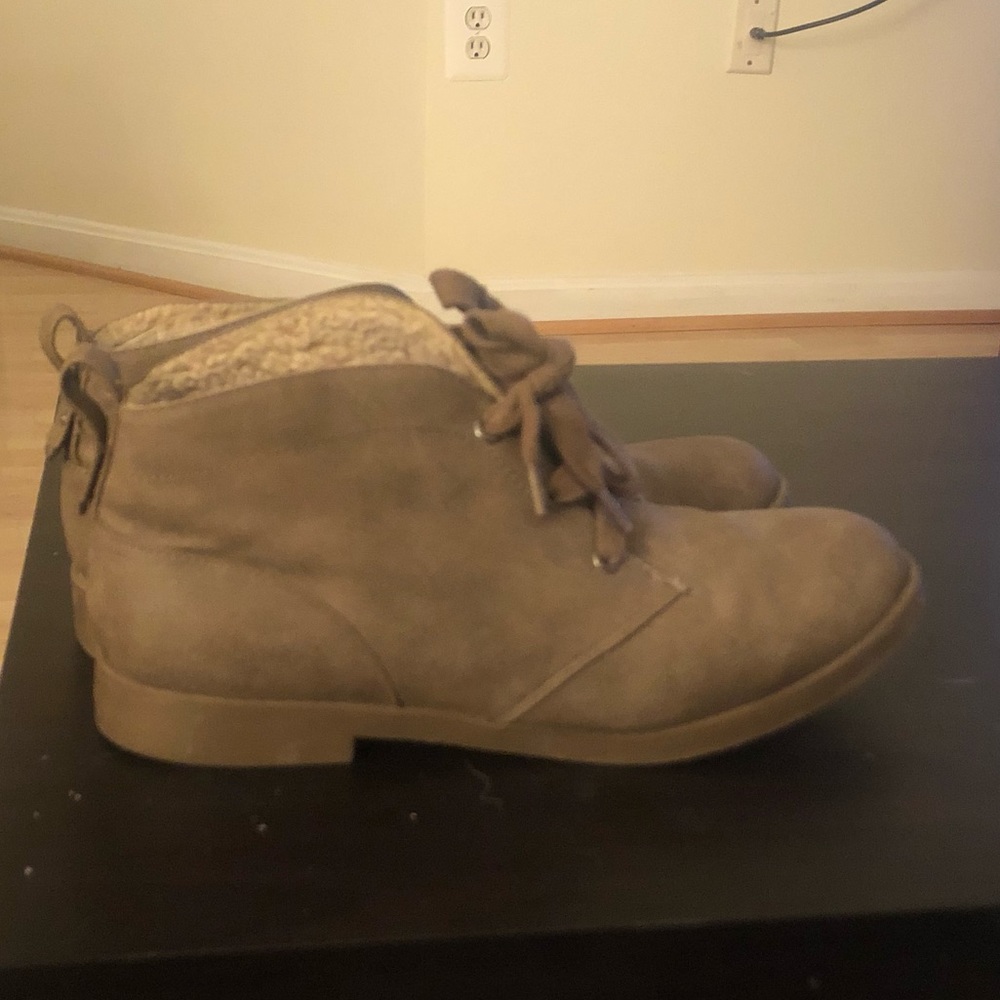 Brown booties